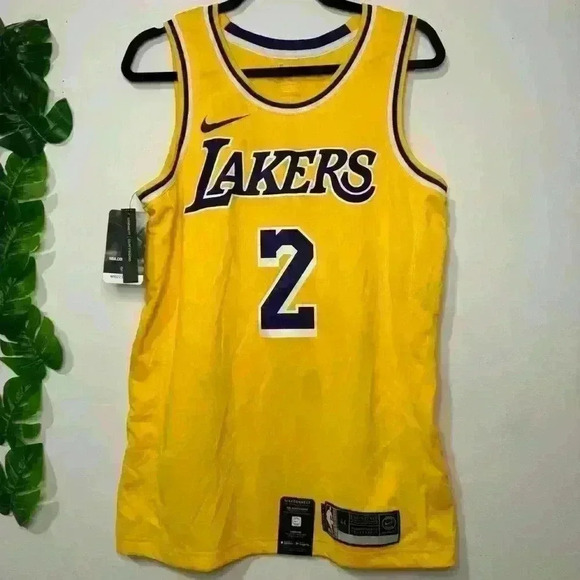 Lonzo Ball Los Angeles Lakers Nike Swingman Jersey – Icon Edition – Gold - Picture 2 of 4